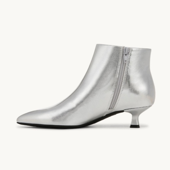 LifeStride Maya Ankle Bootie In Silver (WIDE) - Picture 8 of 10